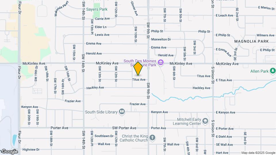 917 Titus Ave Mapa y Detalles de la Ubicación