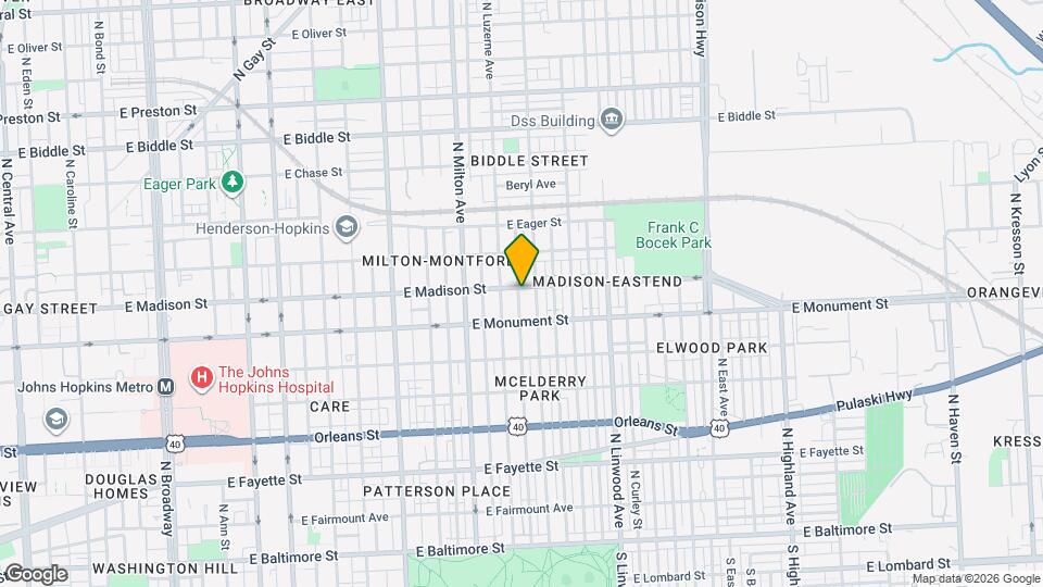 2625 E Madison St Map and Location Details