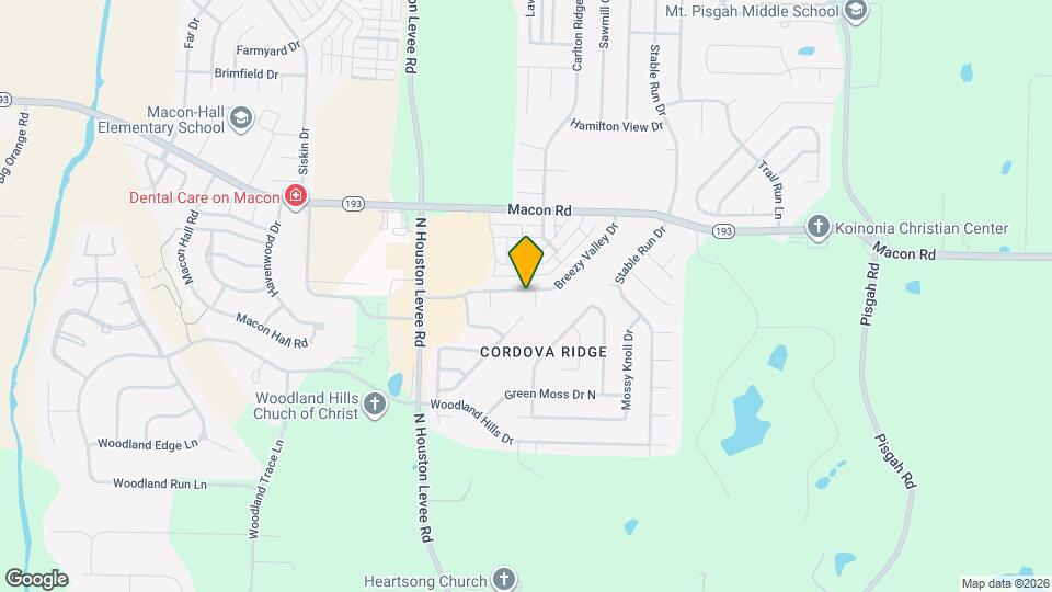 1144 Breezy Valley Dr Mapa y Detalles de la Ubicación