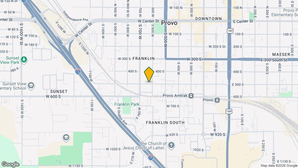 618 S 500 W St Map and Location Details