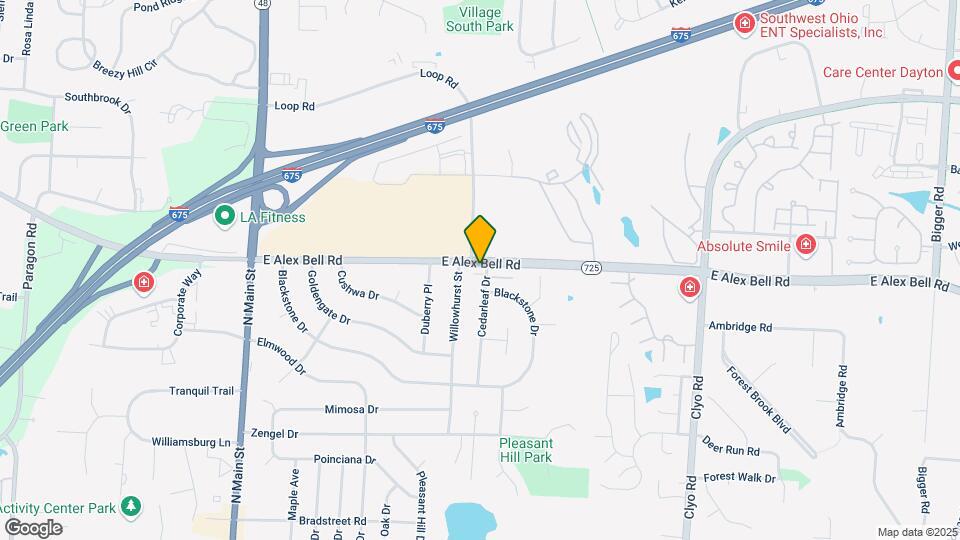 290 E Alex Bell Rd Mapa y Detalles de la Ubicación