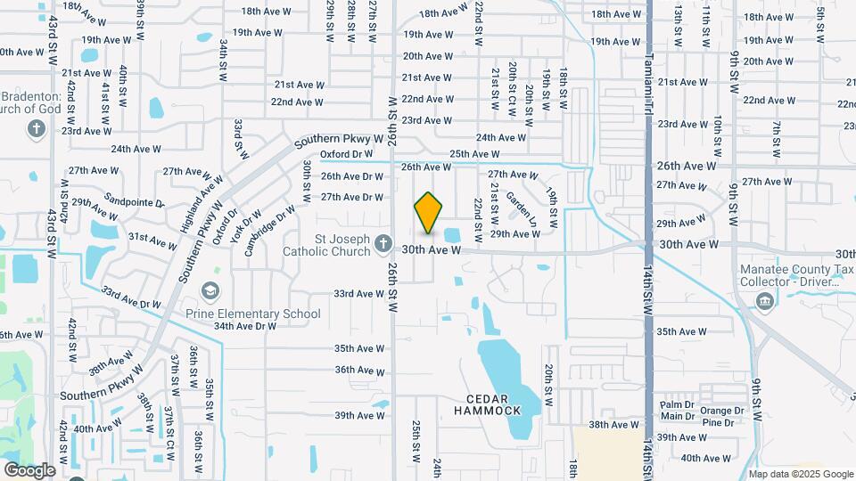 2916 24th St W Map and Location Details