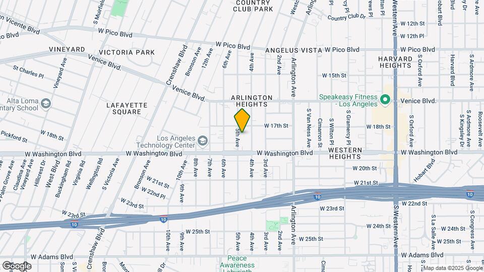 1720 5th Ave Mapa y Detalles de la Ubicación