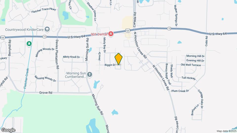 9815 Riggin Dr Map and Location Details
