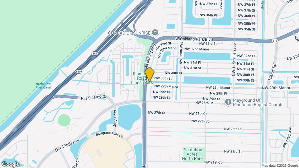 12381 NW 29th Manor Map and Location Details