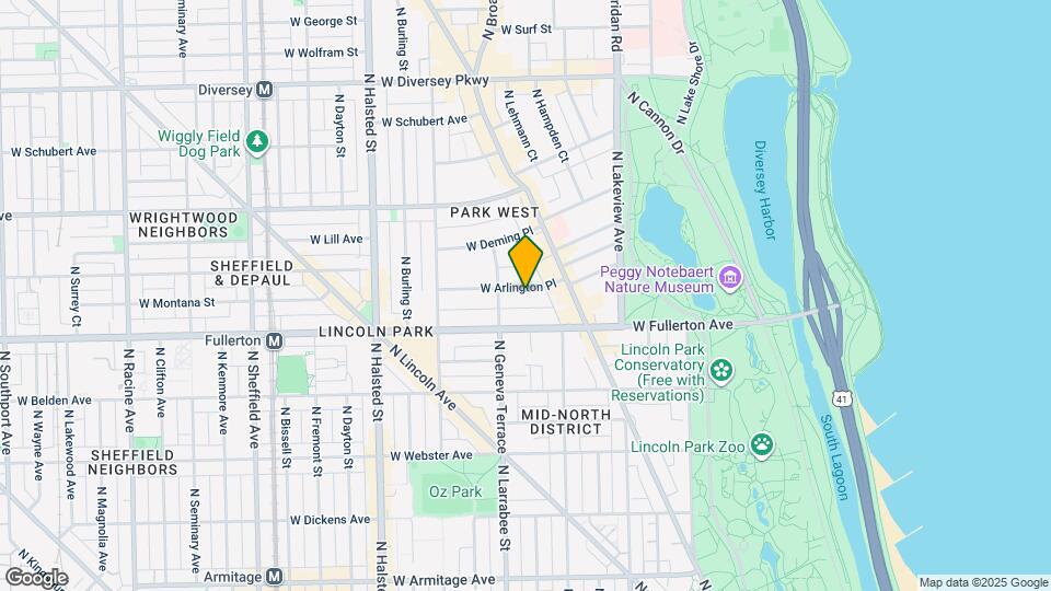 543-49 W. Arlington Pl. Map and Location Details