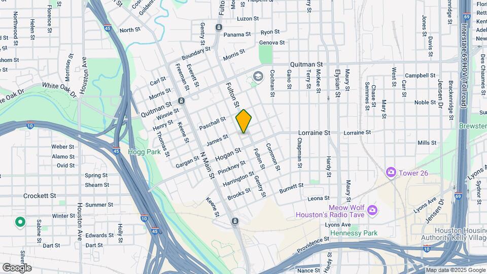 1912 Gentry St Map and Location Details