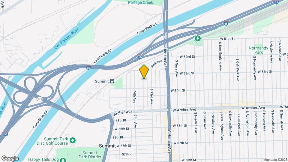 5307 S 73rd Ct Map and Location Details