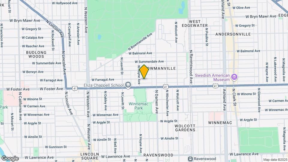 2045 W Farragut Ave Map and Location Details