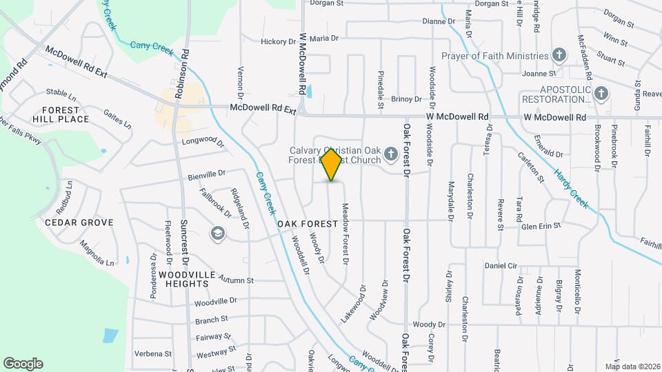 2904 Marwood Dr Map and Location Details