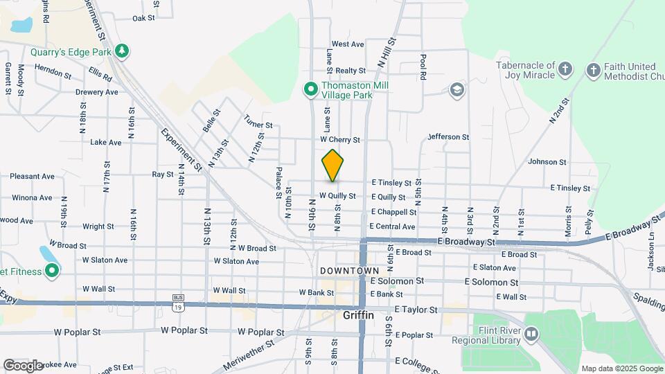 206 W Tinsley St Map and Location Details