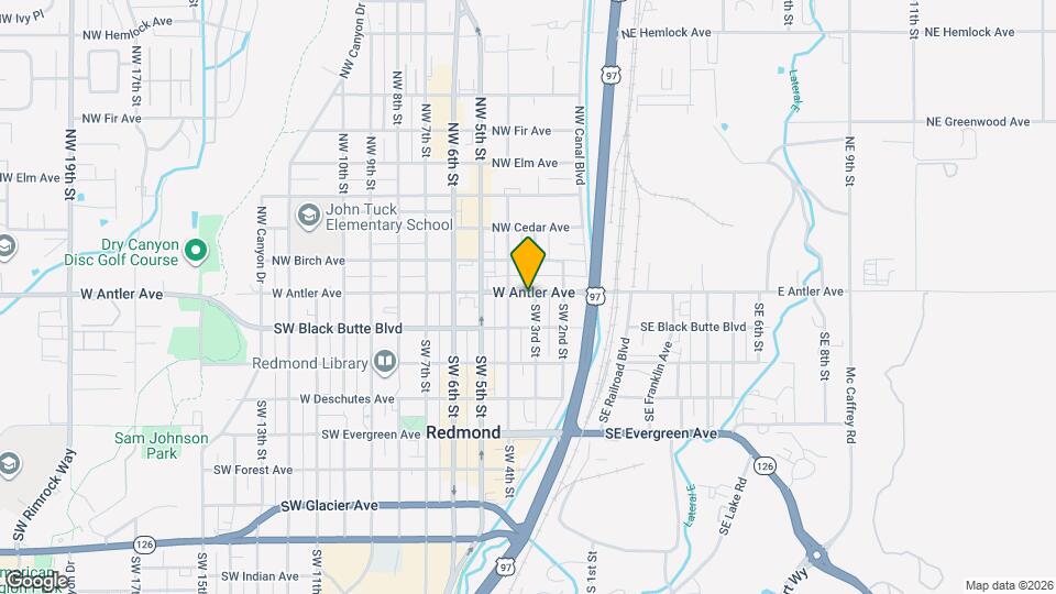 306 W Antler Ave Map and Location Details