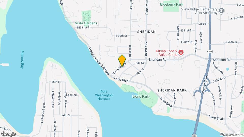 135 Sheridan Rd Map and Location Details