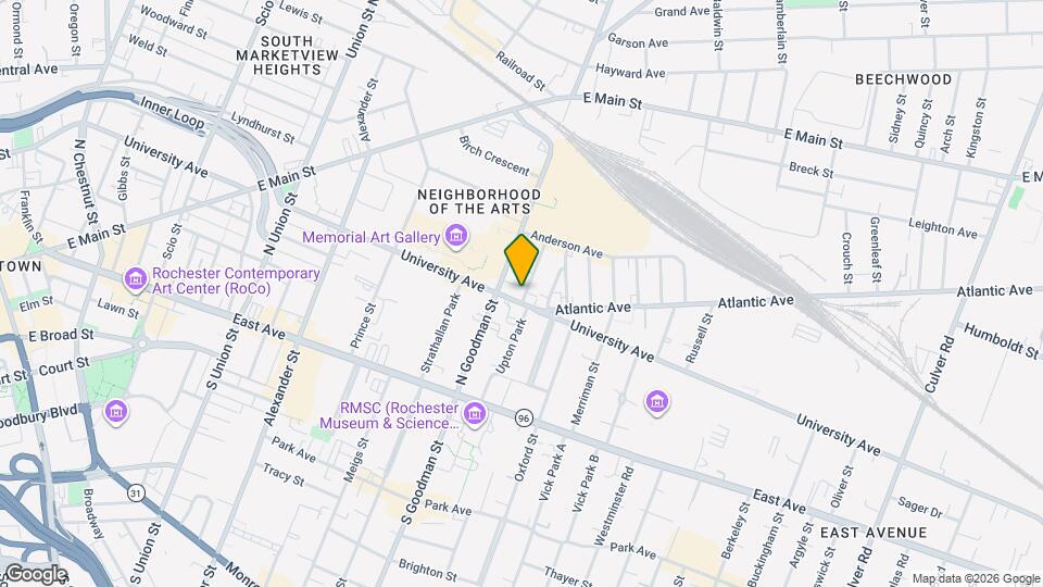 636 University Ave, Unit Apt 2 Map and Location Details