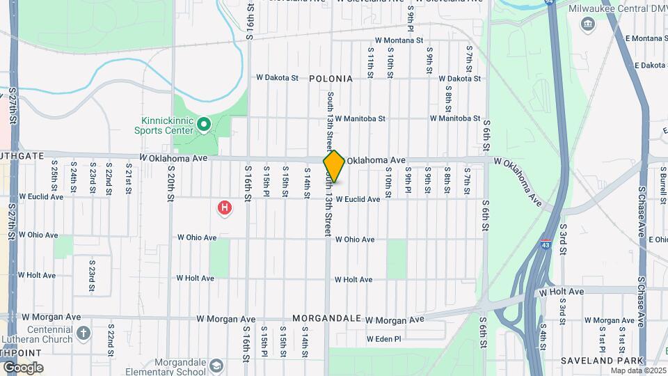 3156 S 13th St Map and Location Details