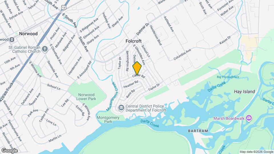 1961 Carter Rd Map and Location Details