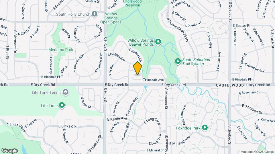 6137 E Hinsdale Ct Map and Location Details