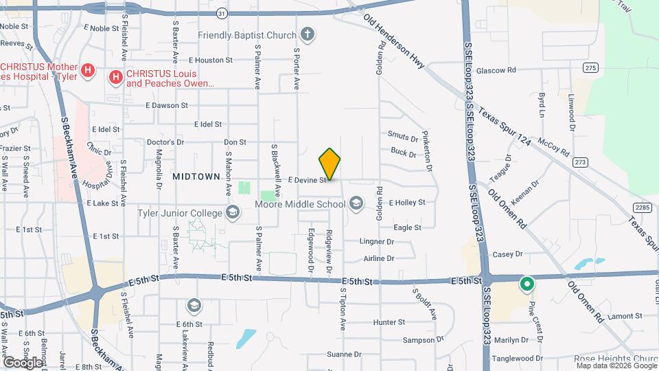 2013 E Devine St Map and Location Details