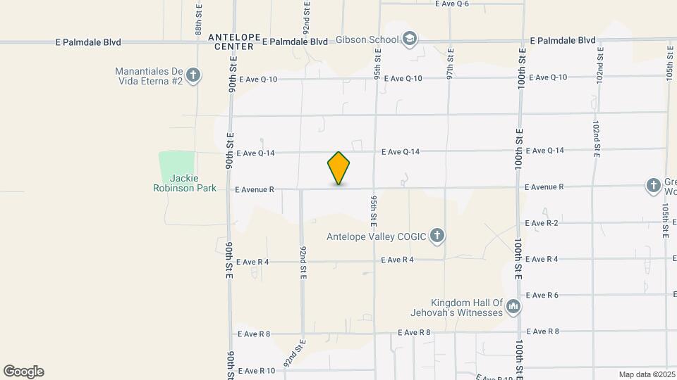 9302 E Ave R 14 Map and Location Details