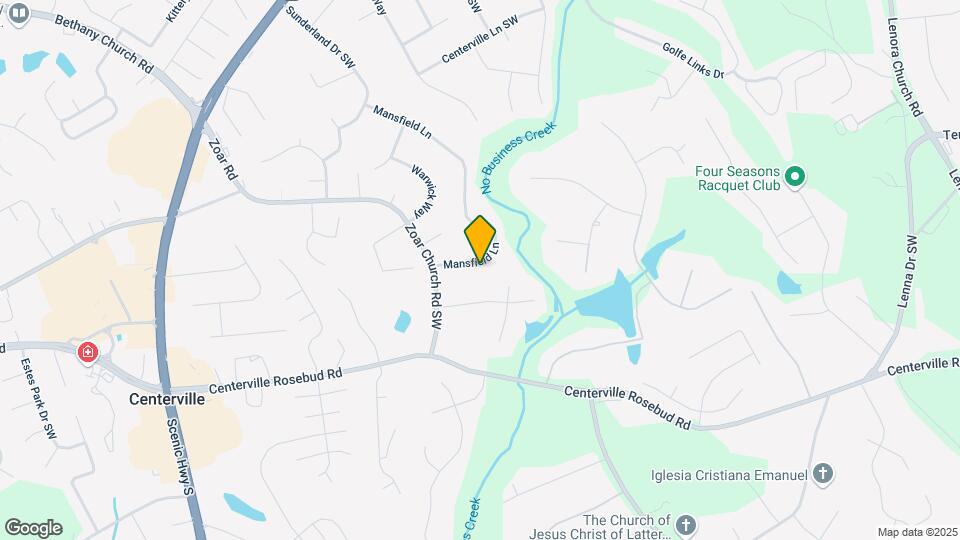3608 Mansfield Ln Map and Location Details