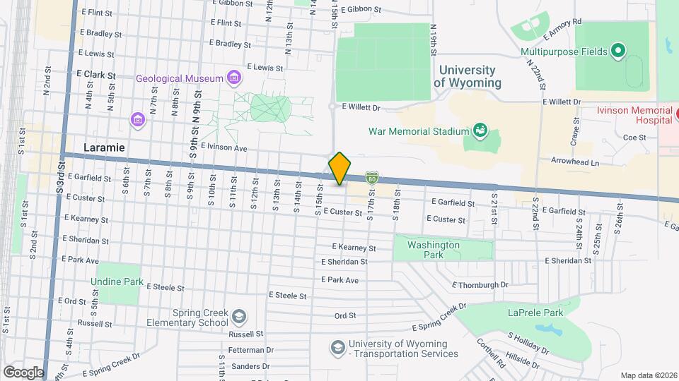 1523 E Garfield St Map and Location Details