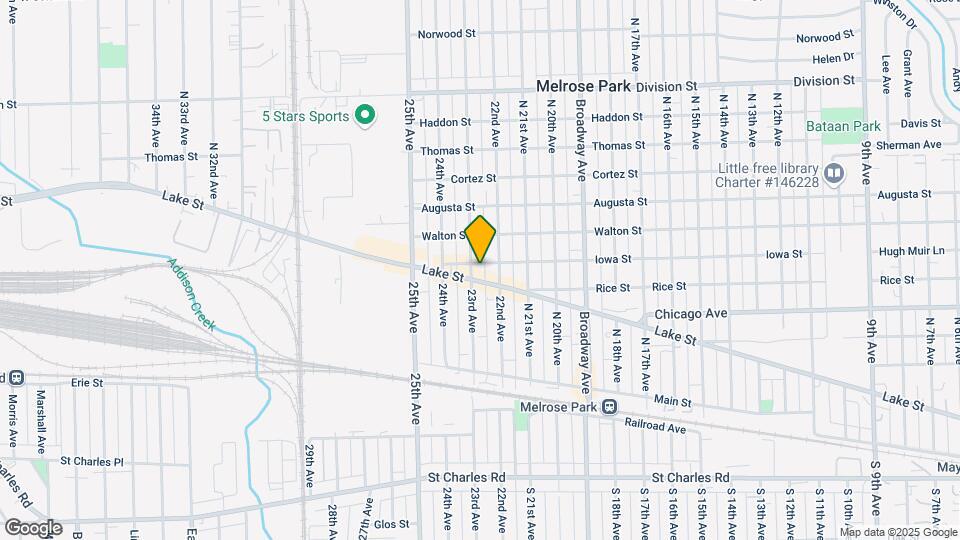 817 N 23rd Ave, Unit Apt 5 Map and Location Details