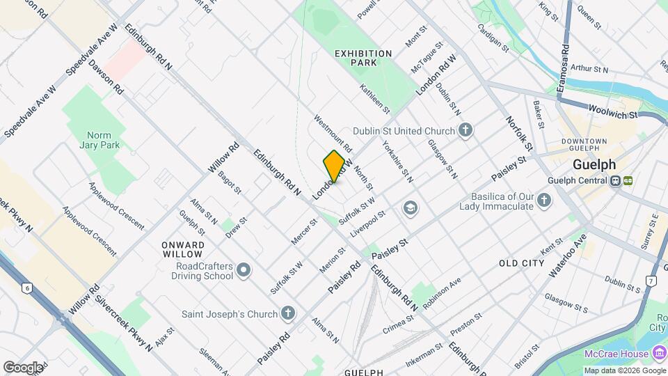 240 London Rd W Map and Location Details