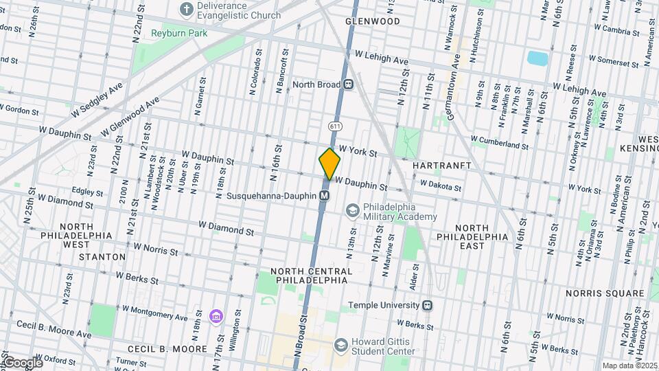 2243 N Broad St Map and Location Details
