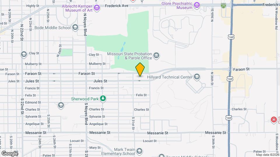 3111 Jules St Map and Location Details