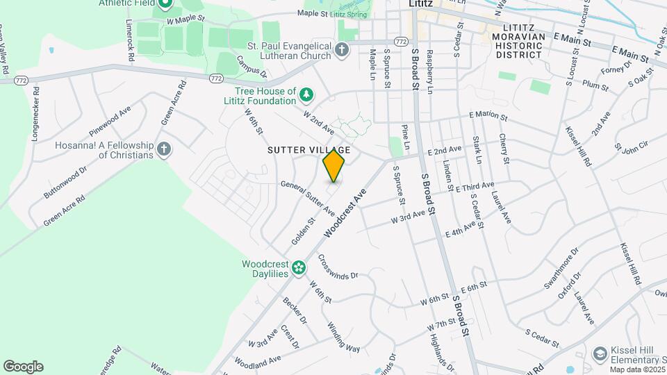 398 Hensley St Map and Location Details