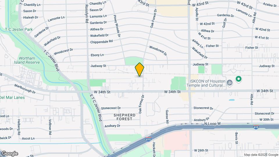 2109 Bidwell Dr Map and Location Details