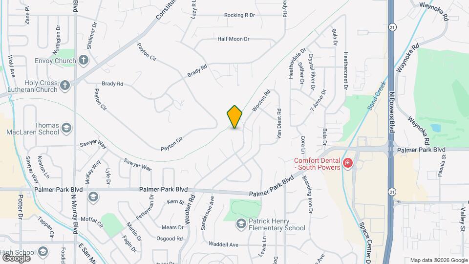 1738 Wooten Rd Map and Location Details