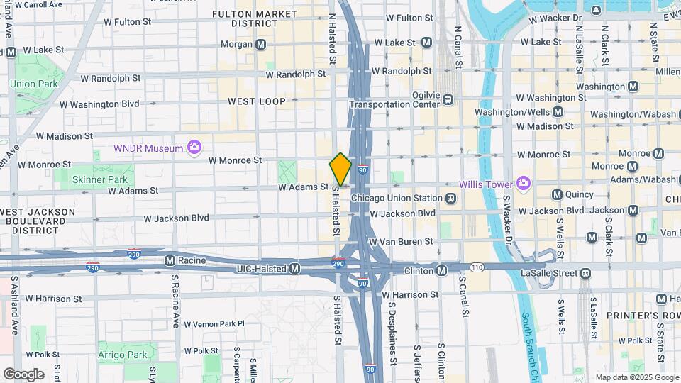 205 S Halsted St Map and Location Details