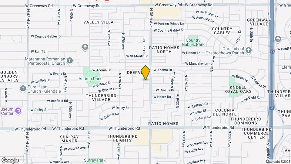 14401 N 35th Dr Map and Location Details