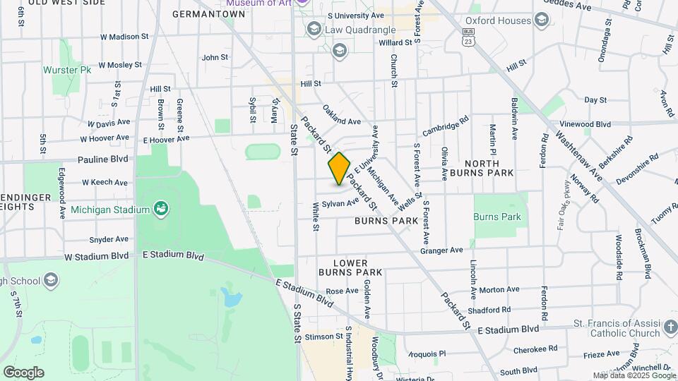 831 Brookwood Pl Map and Location Details