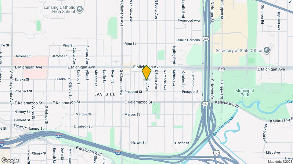208 S Hayford Ave Map and Location Details