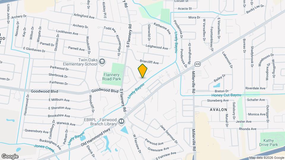 13736 Goodwood Blvd Map and Location Details