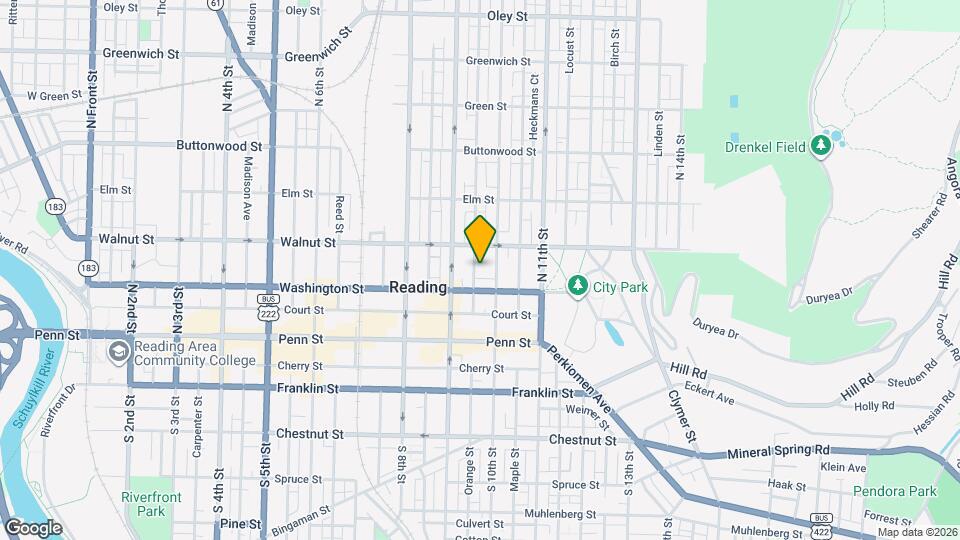 125 Moss St Map and Location Details