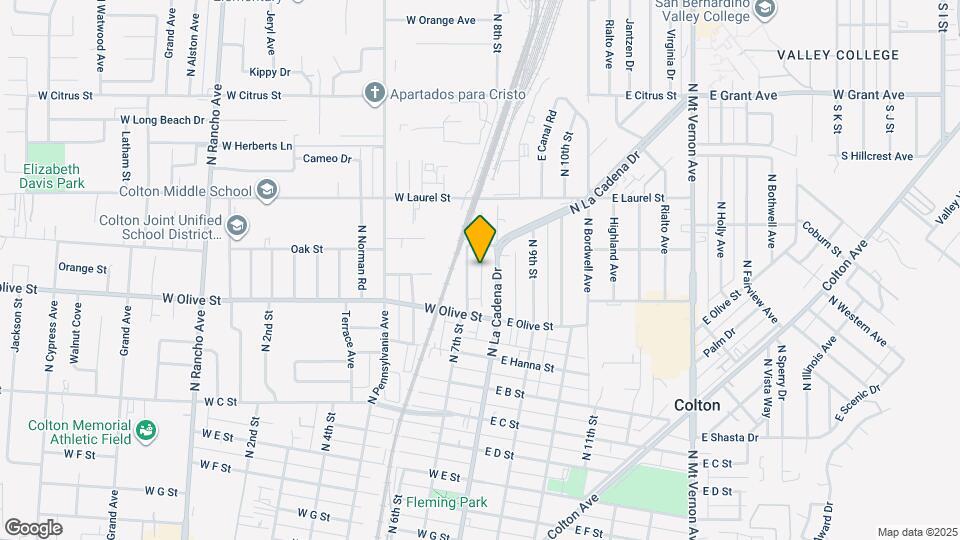1166 N 7th St Map and Location Details