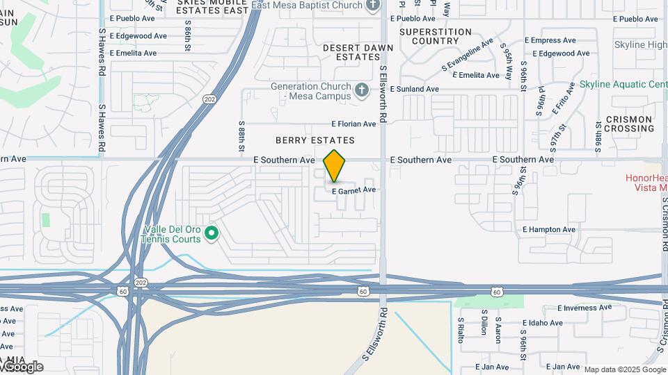 9042 E Garnet Ave Map and Location Details