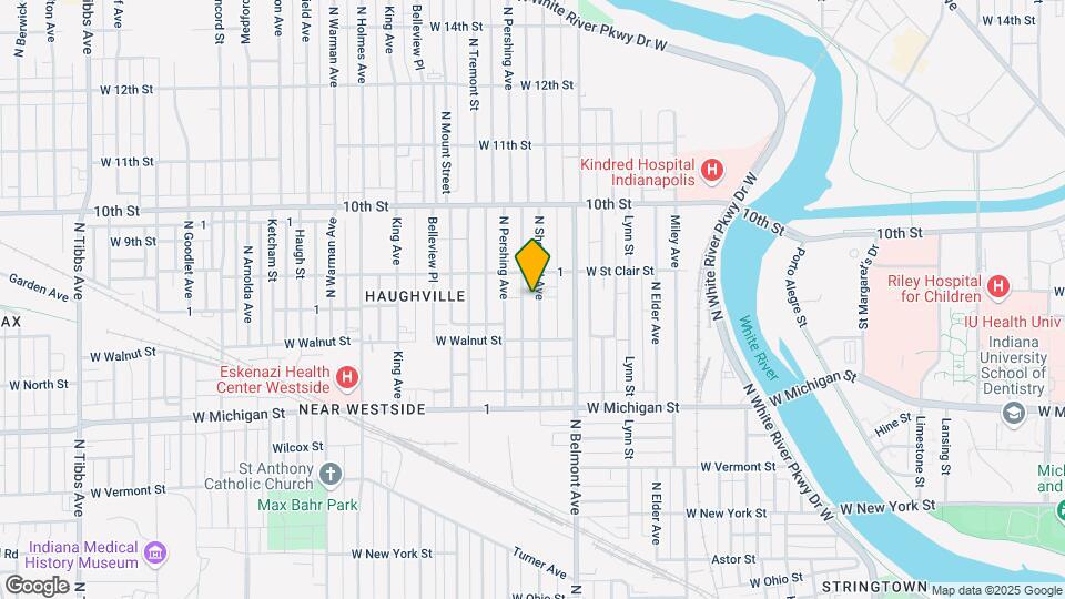 742 N Sheffield Ave Map and Location Details