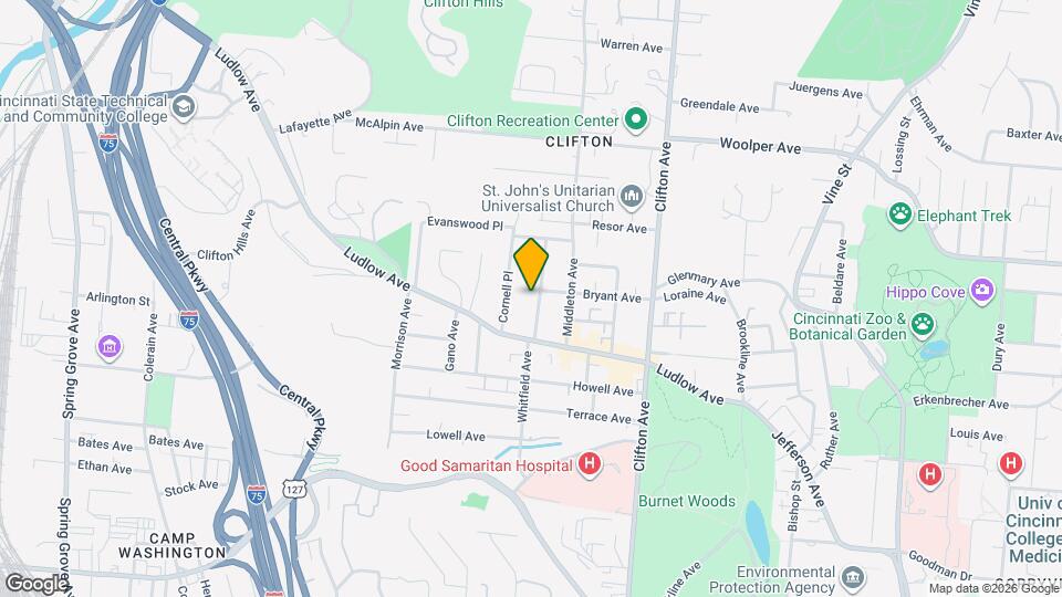 3435 Whitfield Ave Map and Location Details