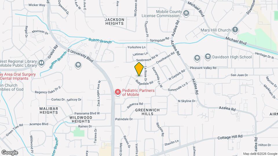 1455 Ridgedale Ct Map and Location Details