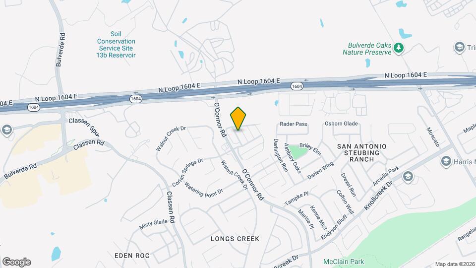 16130 Branching Oaks Map and Location Details