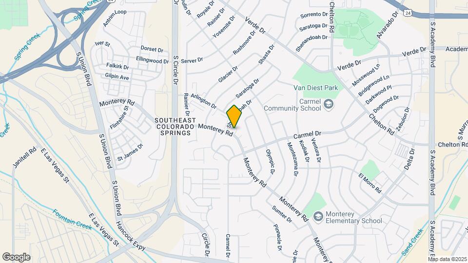 1820 Monterey Rd Map and Location Details