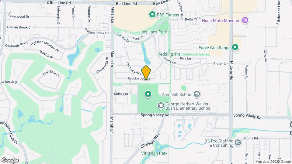 14584 Evergreen Ct Map and Location Details