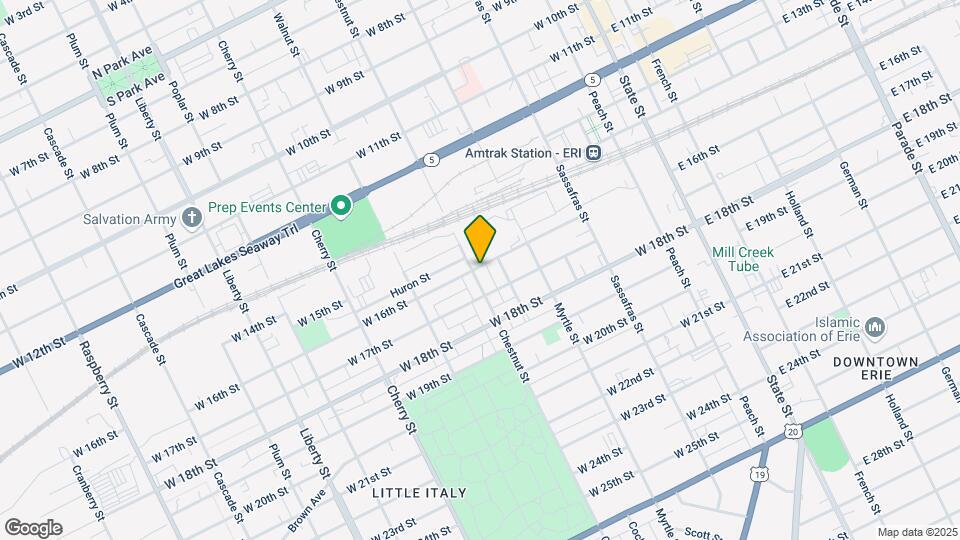 1601 Chestnut St Mapa y Detalles de la Ubicación