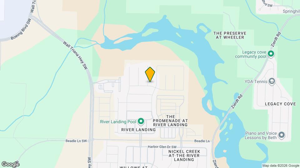 Alcott River Landing Mapa y Detalles de la Ubicación