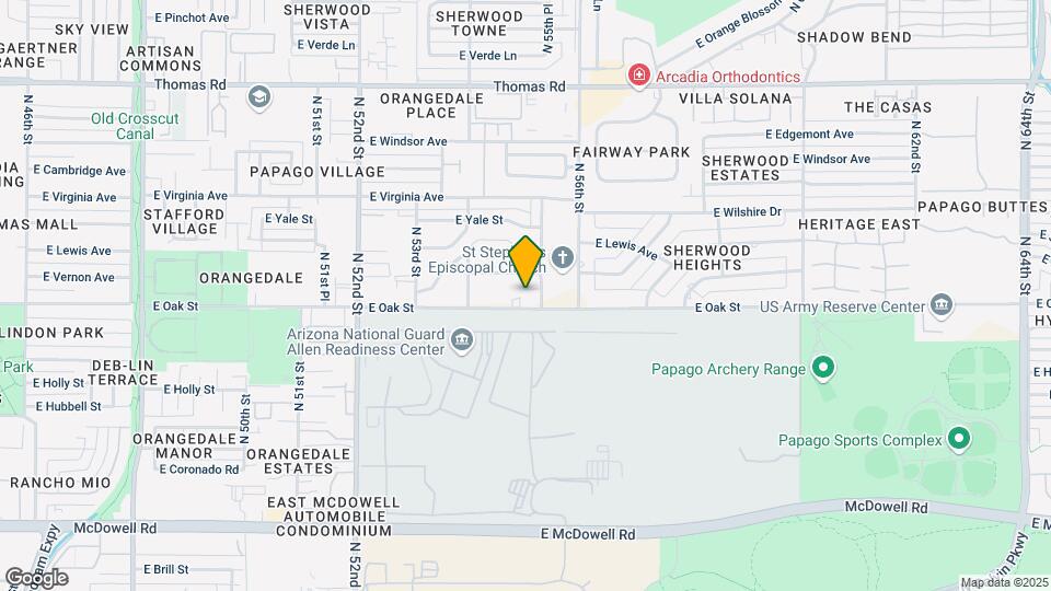 2306 N 55th St Map and Location Details