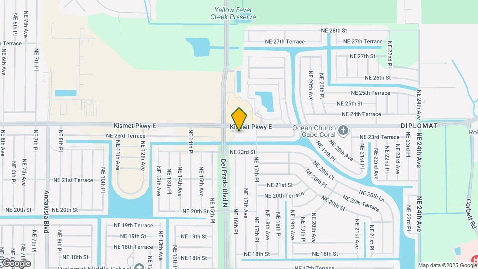 1617 NE 23rd Terrace Map and Location Details